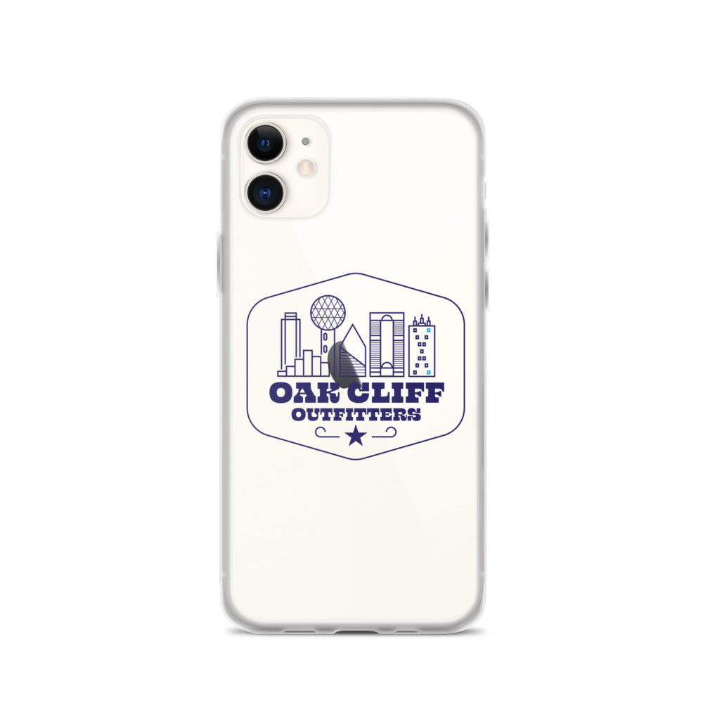 Clear Oak Cliff Outfitter iPhone Case