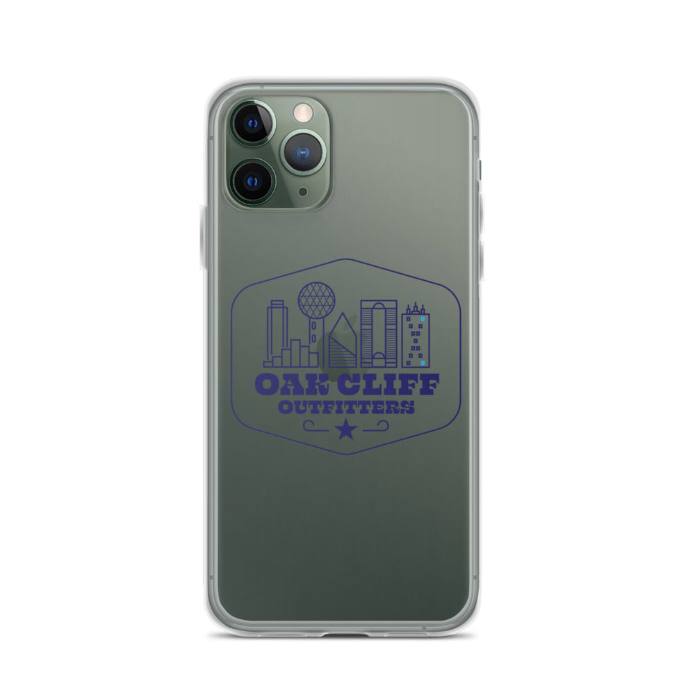 Clear Oak Cliff Outfitter iPhone Case