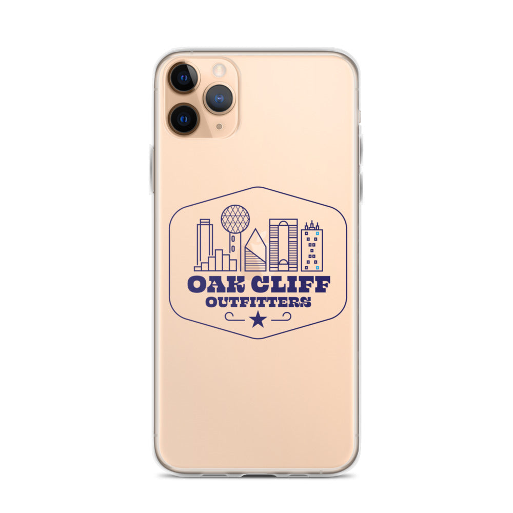 Clear Oak Cliff Outfitter iPhone Case