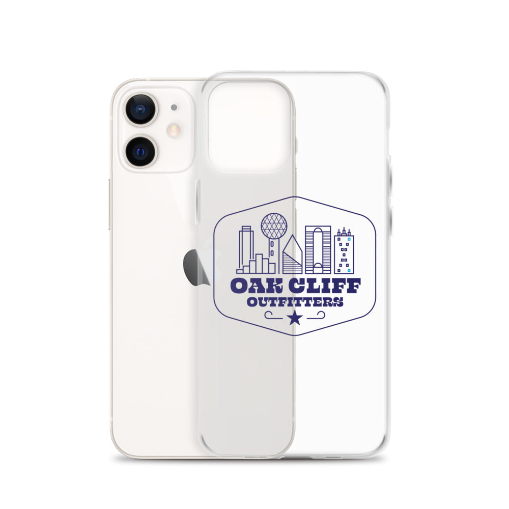 Clear Oak Cliff Outfitter iPhone Case