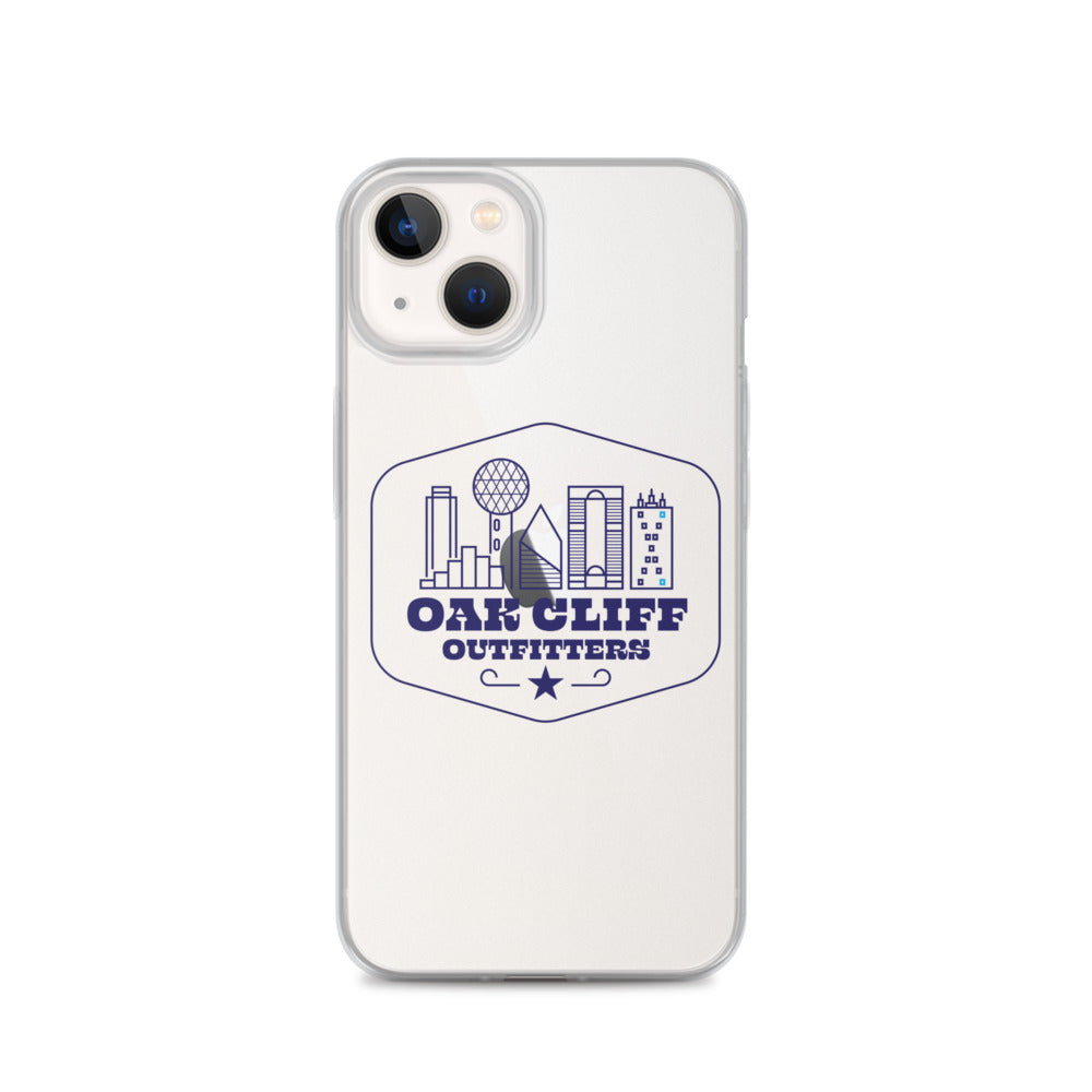 Clear Oak Cliff Outfitter iPhone Case