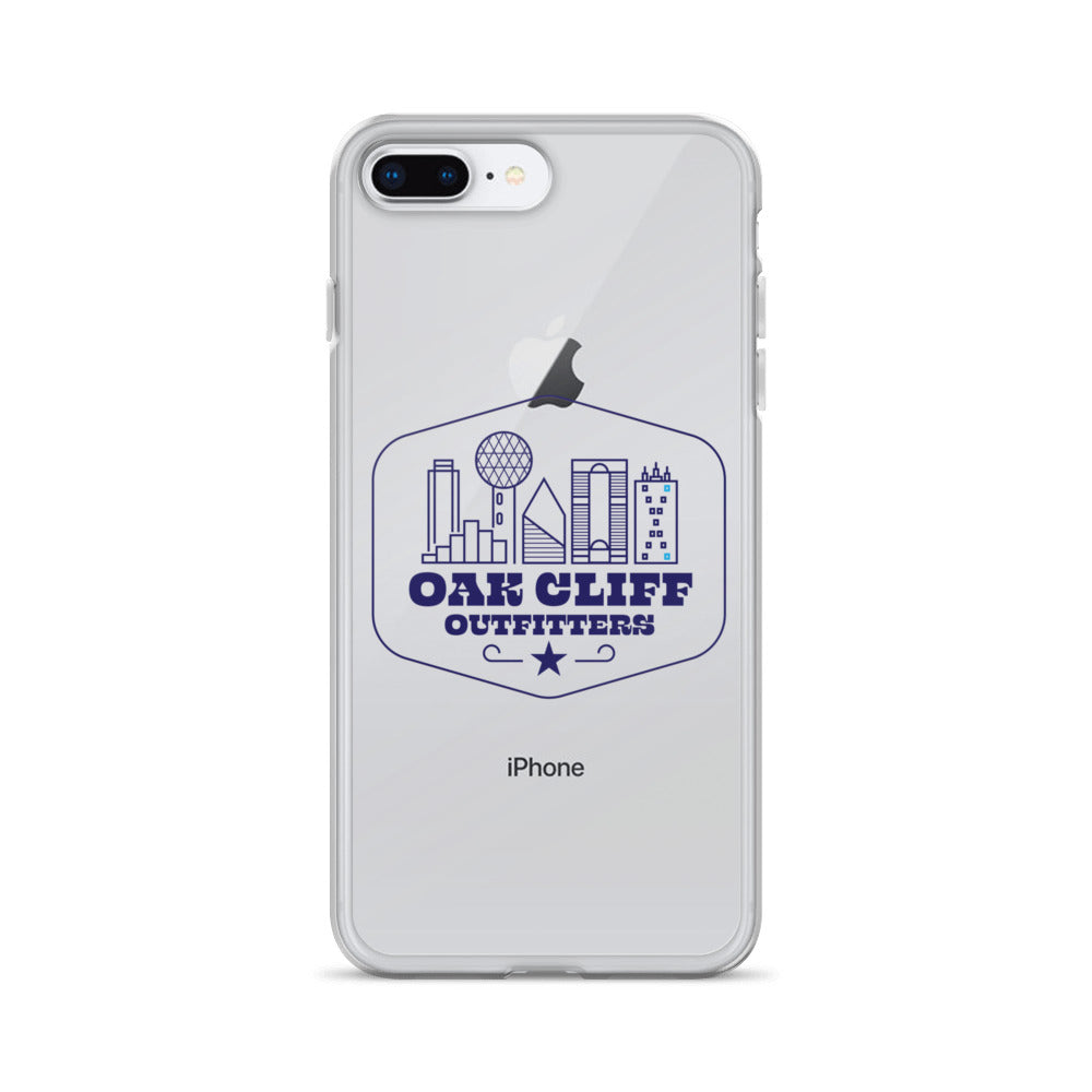 Clear Oak Cliff Outfitter iPhone Case