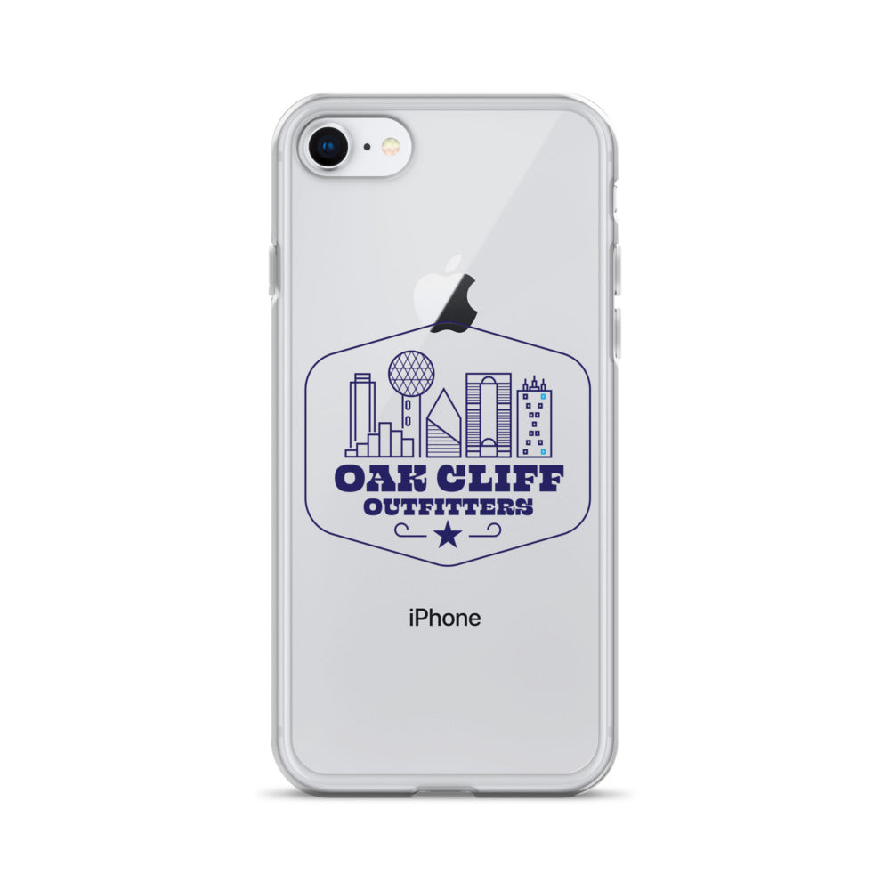 Clear Oak Cliff Outfitter iPhone Case